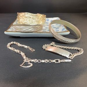 Vintage Bracelets 2 Monet, Champion ID Bracelet